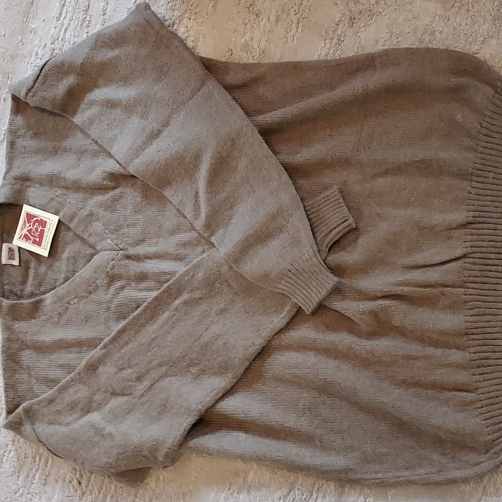 The Little Alpaca's House Mens Peruvian Alpaca Sweater, Size XL